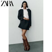 ZARA winter new TRF womens dress wide pleats for your dress 7385576800