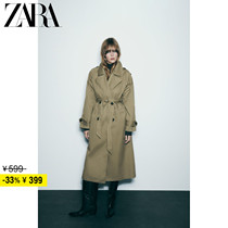 ZARA Autumn Winter Discount Season Womens Clothing Accessories Belt double lapel jacket 8372319505