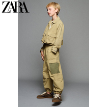 ZARA Autumn Winter New Childrens Clothing Girl Mountain Ensemble Outdoor clothes Tooling Denim Jacket Jacket 1889705506