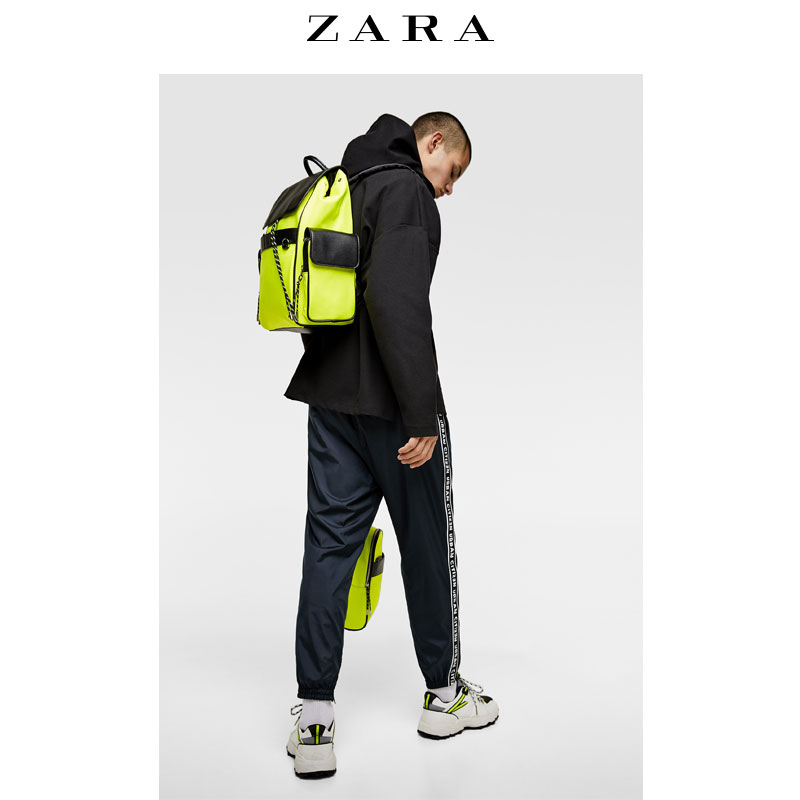 00706455401 弹力腰身印字带饰科技面料运动慢跑裤子 男装 ZARA 00706455401 弹力腰身印字带饰科技面料运动慢跑裤子 男装 ZARA