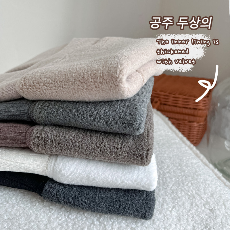 女童保暖加绒裤子秋冬季加厚九分裤宝宝羊羔绒打底裤儿童白色长裤,淘宝优惠券,粉丝福利购,淘宝优惠卷