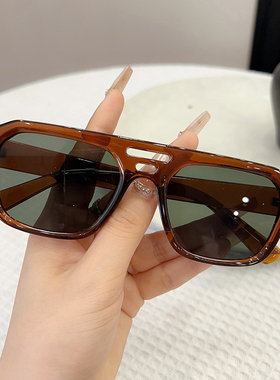 【亏本清仓】gm墨镜女网红太阳镜潮时尚黑色镜大脸显瘦防紫外线