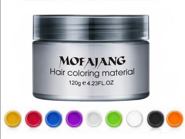 Hair Color Wax Mud Dye Cream Temporary Modeling Mofajang发泥 - 图0