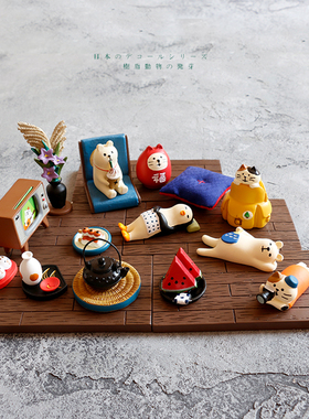 decole精细品质萌货桌面摆件