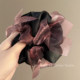 Luoli Qimeng~Korean satin bow hair tie