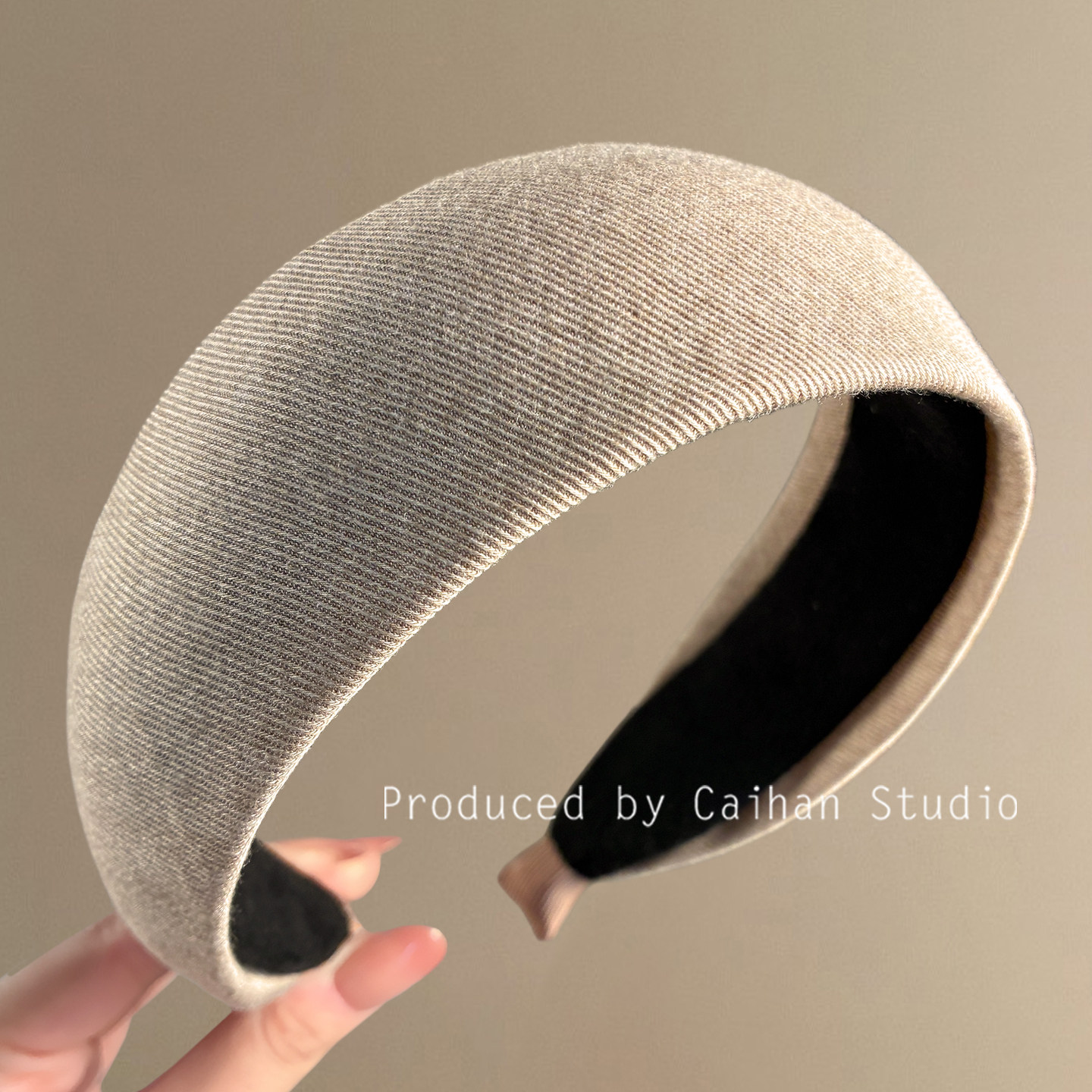 韩剧女主~温柔百搭针织宽边发箍秋冬款羊毛料高颅顶头箍旅行发卡,淘宝优惠券,粉丝福利购,淘宝优惠卷