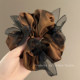 Luoli Qimeng~Korean satin bow hair tie