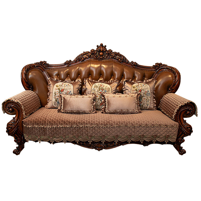 欧式沙发垫冬季高端垫毛绒四季通用防滑美式真皮沙发专用坐垫套罩,淘宝优惠券,粉丝福利购,淘宝优惠卷