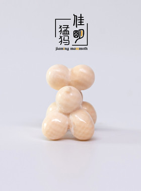 猛犸牙雕气球狗文玩配饰