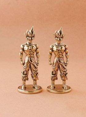 七龙珠卡卡罗特超级赛亚人孙悟空汽车小摆件鱼缸造景动漫周边模型