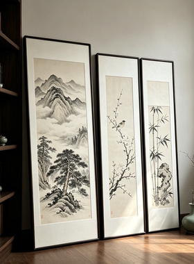 画展专用实木画框可定制装裱空框