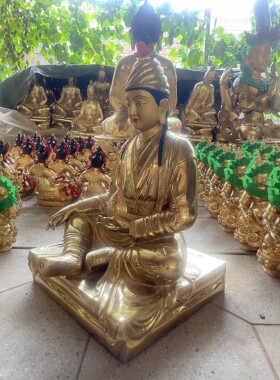 松赞干布佛堂寺庙黄铜保平安复古