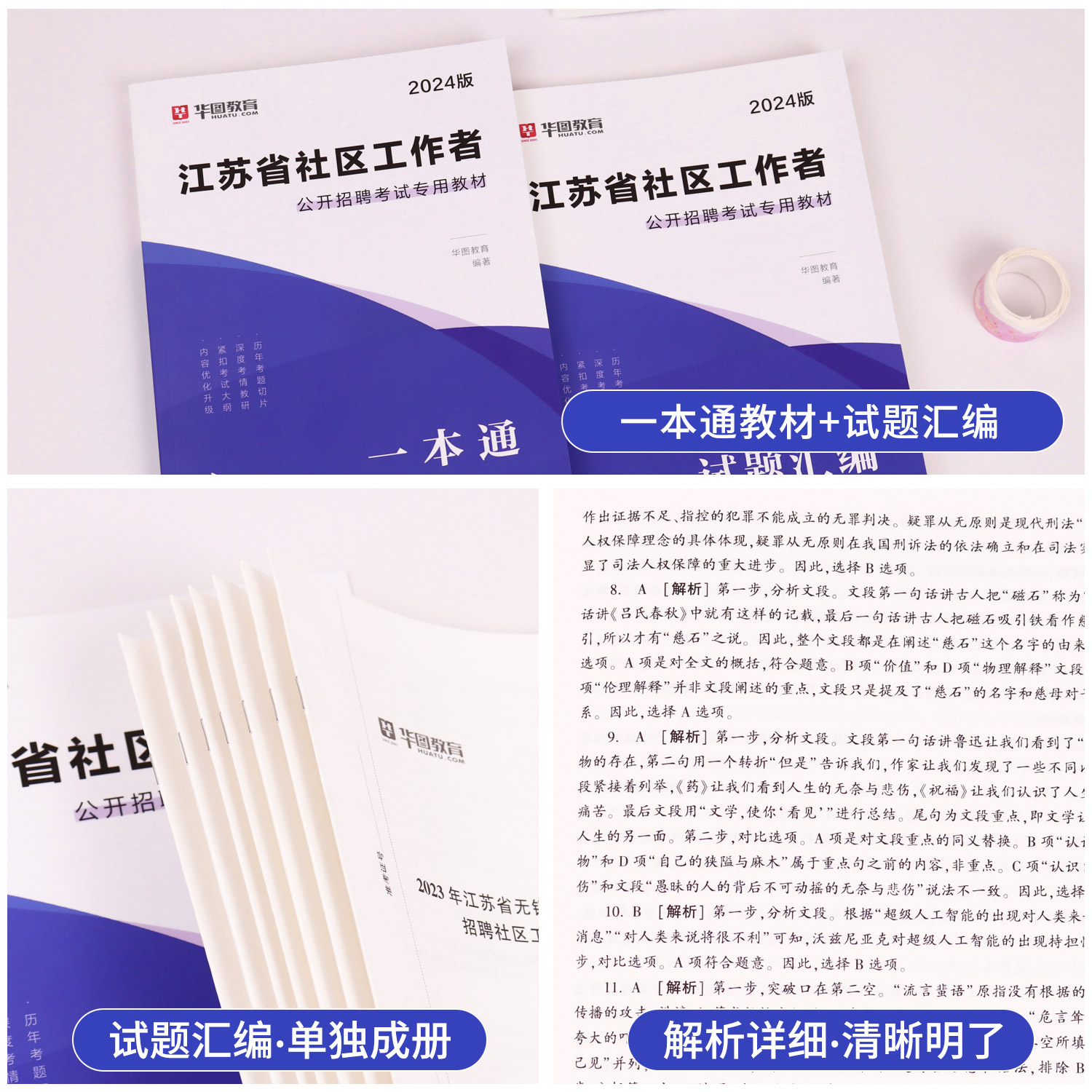 华图社区工作者2024年社区工作者考试资料用书初级网格员社工招聘考试教材一本通真题库试卷河北浙江苏吉林山东陕西上海云南四川省 - 图1