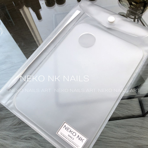 NEKO NK 透明亚克力调色盘  极简风美甲调胶板调色棒 拍照背景板 - 图3