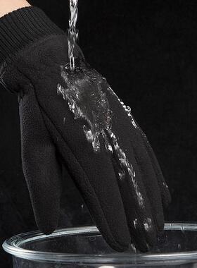 Winter Men Women&ampamp#39s Gloves Warm Cycling Driving T