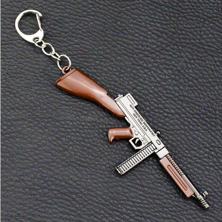 绝地求生钥匙扣金属狙击枪步枪模型钥匙扣绝地求生大逃杀周边武器今晚吃鸡游戏