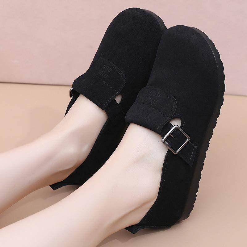 春秋豆豆鞋女平底老北京布鞋透气软底防滑工作单鞋舒适休闲妈妈鞋,淘宝优惠券,粉丝福利购,淘宝优惠卷