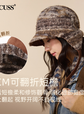 CACUSS雷锋帽双面戴毛绒护耳帽