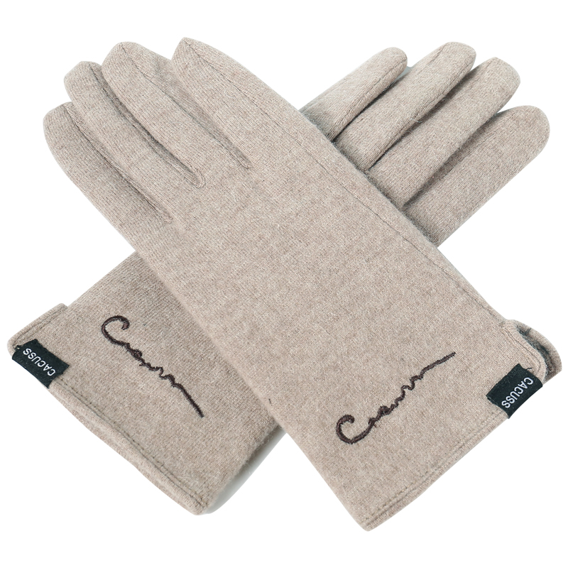 CACUSS冬季羊毛手套女加绒保暖骑车触屏开车学生防寒防风百搭手套,淘宝优惠券,粉丝福利购,淘宝优惠卷