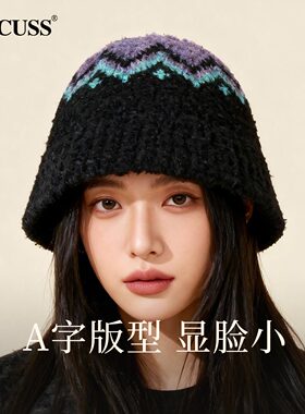 CACUSS秋冬含羊毛渔夫帽显脸小