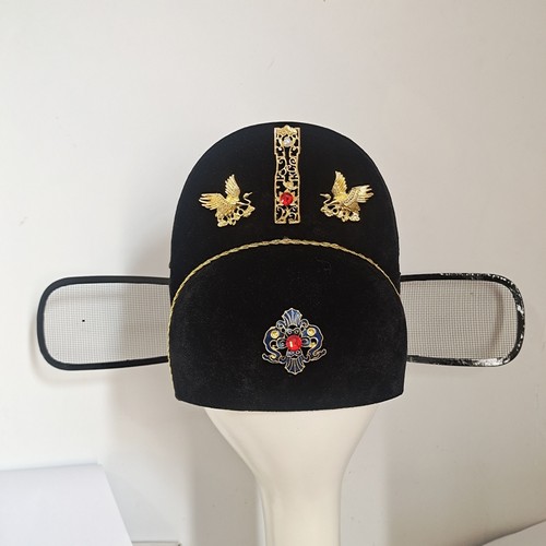 明制官帽乌纱帽翼善冠婚服新郎中式婚礼汉服帽首服飞鱼锦衣卫帽子 - 图2