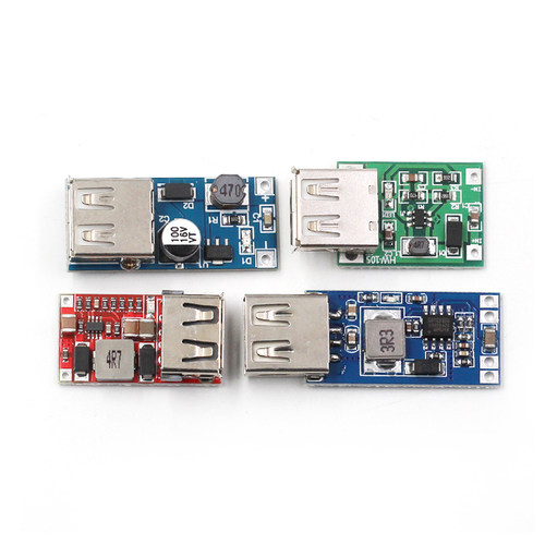 DC-DC升压稳压电源模块板USB供电电池升压板0.9V~5V升5V600MA - 图0