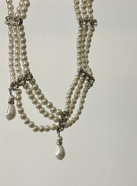 刘亦菲柳柳同款精致珍珠项链小众设计轻奢配饰女时尚