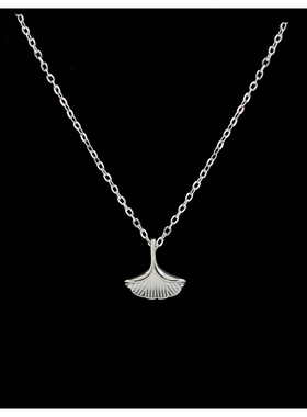 银杏叶项链女款轻奢高级设计小众颈链2024新款仙女风锁骨链配饰女