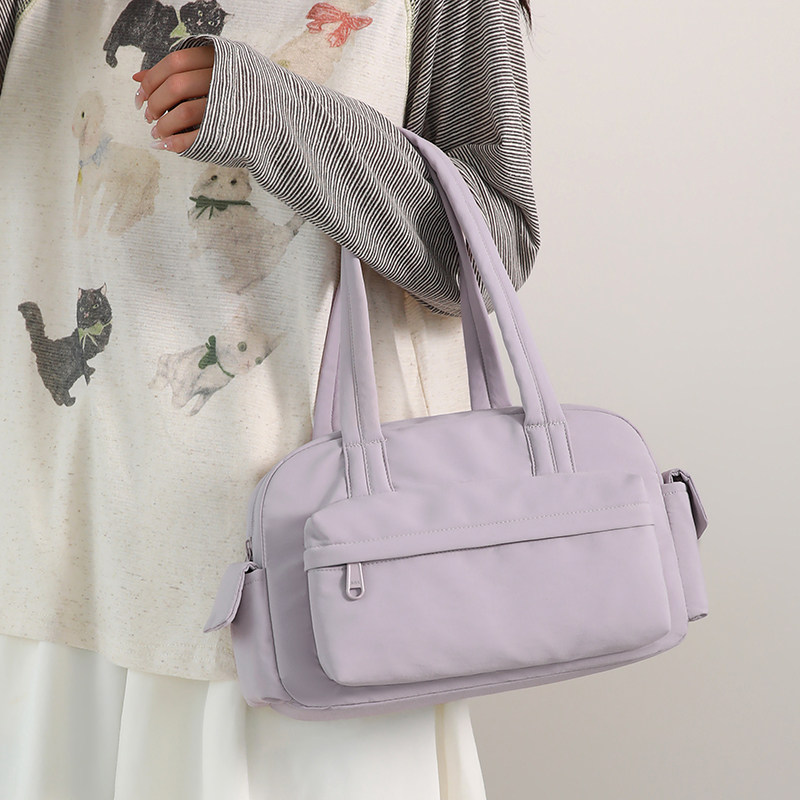 高级感波士顿包女通勤单肩包大容量轻便手提包女士腋下包百搭挎包,淘宝优惠券,粉丝福利购,淘宝优惠卷