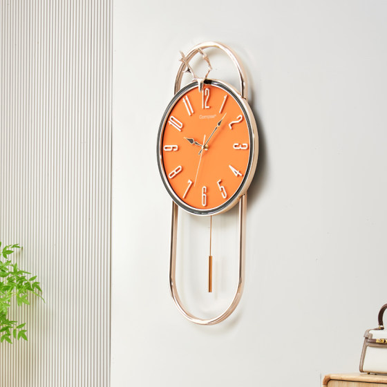 Kangba Silk Internet Celebrity Swing Wall Clock