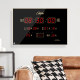 Combas wall clock ultra-thin led digital calendar