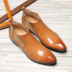 Giày da nam chính hãng phiên bản châu Âu và Hàn Quốc của Martin boot mùa thu và mùa đông trường trung học để giúp giày Anh da ngắn ủng - Giày ống giầy golf Giày ống