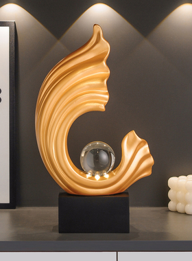 风生水起工艺品摆件轻奢高档客厅电视柜玄关家居办公室酒柜装饰品