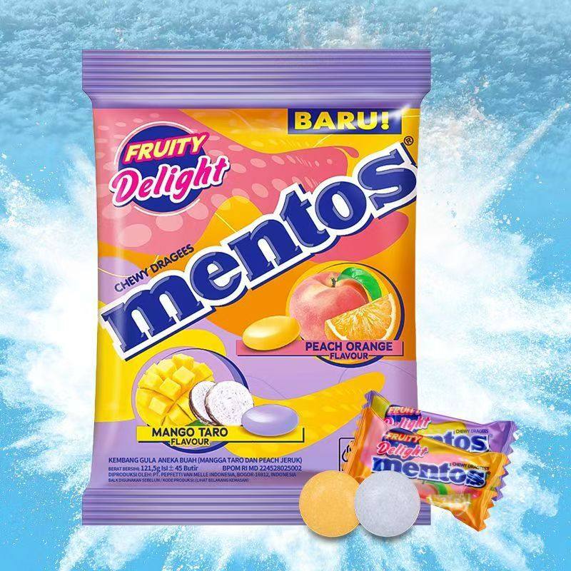 印尼进口曼妥思薄荷糖什锦水果薄荷味软糖袋装网红儿童糖果零食品,淘宝优惠券,粉丝福利购,淘宝优惠卷