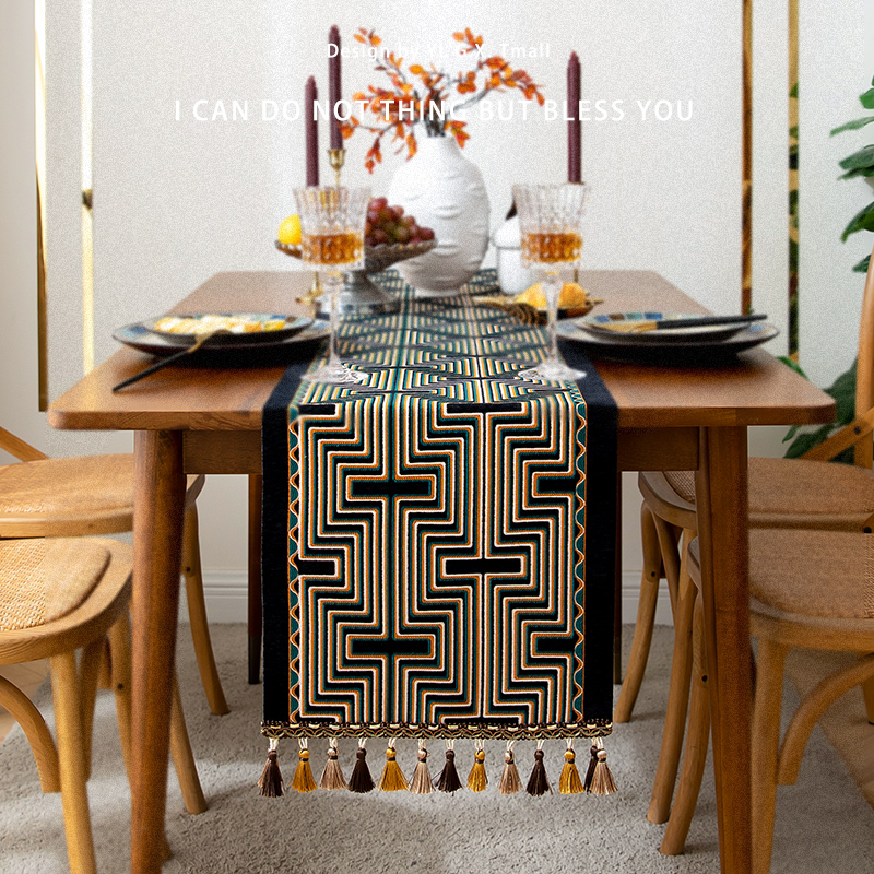 YL茶几桌旗轻奢高端高级感棉麻北欧现代茶桌电视柜美式复古茶席布,淘宝优惠券,粉丝福利购,淘宝优惠卷