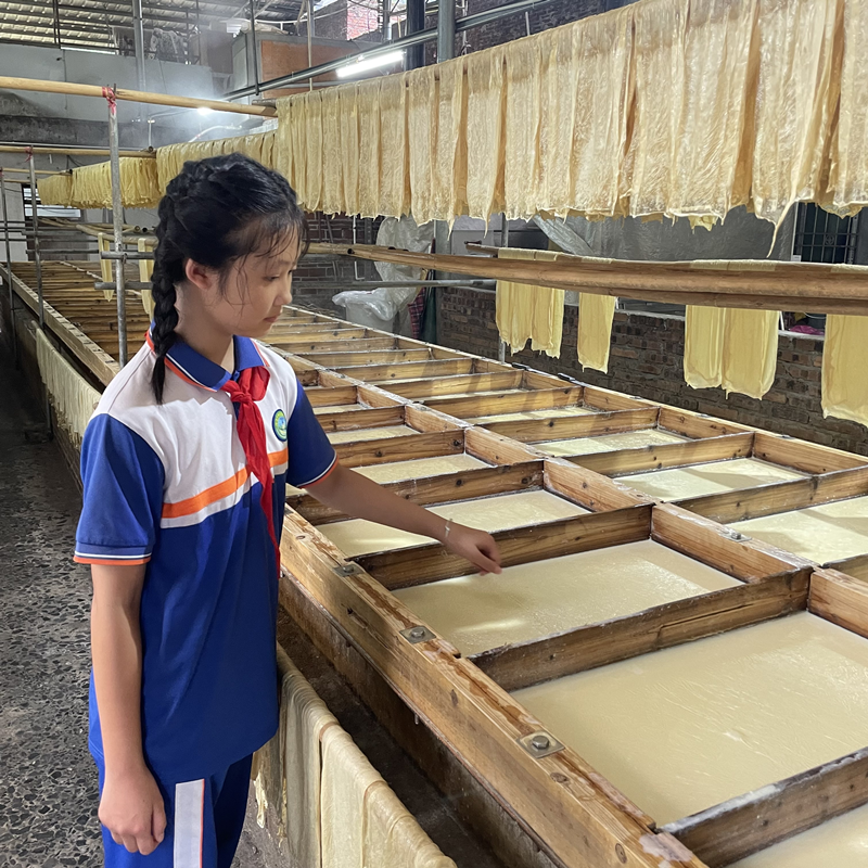 英西峰林特产英德九龙腐竹新鲜豆腐皮无盐纯手工油豆皮打锅凉拌菜 - 图2