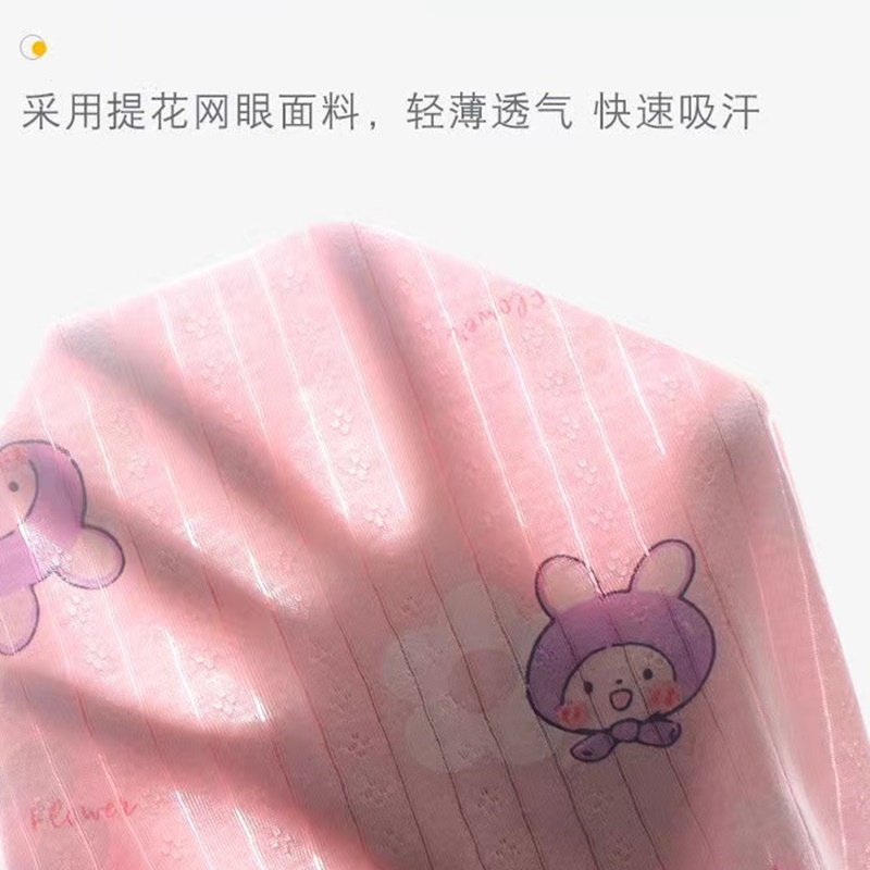 儿童吊带裤裙套装夏季女童全棉睡衣家居服吸汗背心短裙宝宝空调服-图1