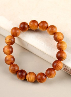 崖柏木民族风木质佛念珠手串