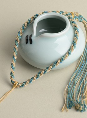 朱砂佛珠手把件吊坠项链绳