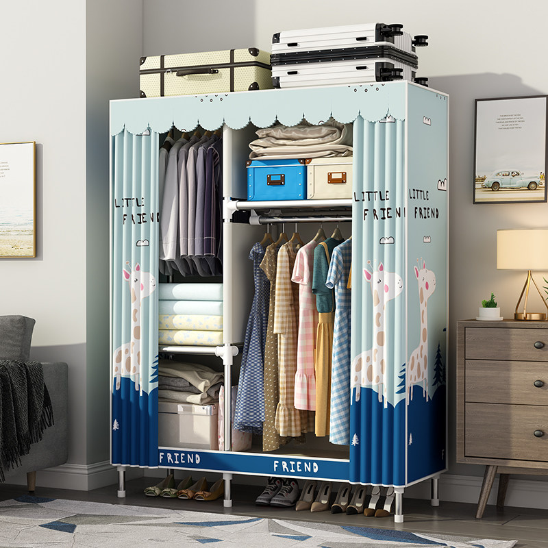 家用卧室出租房用简易宿舍布衣柜 麦田影响力衣柜