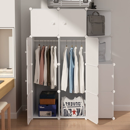 Студенческое общежитие шкаф простого проката спальни прокат спальни для одного гардероба пластиковая сборка Небольшие шкафы для хранения