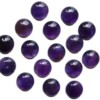 Natural amethyst round ring with semicircular loose diamonds
