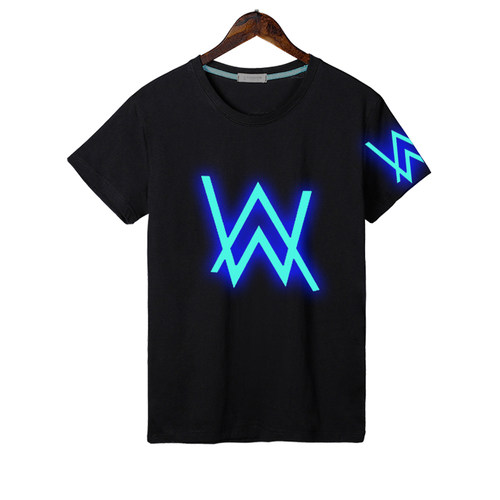 艾伦沃克DJ短袖纯棉夜光T恤Alan Walker 同款Faded电音夏季男女潮 - 图3