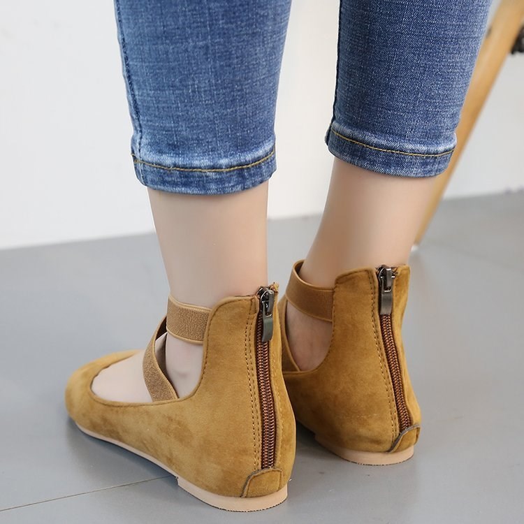 Retro shoes flat with single shoes straps women's shoes女鞋 - 图1