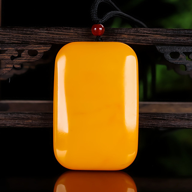 Hetian Jade Towel Jade Safety and Well-Being Pendant