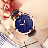 Водонепроницаемые часы для школьников, брендовое трендовое звездное небо, популярно в интернете, в корейском стиле, простой и элегантный дизайн