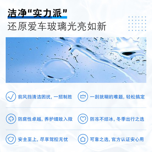 BMW/宝马官方原厂玻璃水汽车专用四季通用雨刮水强力去油膜1L - 图1
