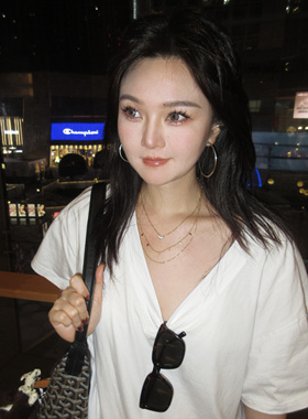 寓言 黄打屁复古镂空质感叠戴闪小众轻奢高级感多层钛钢项链组合