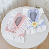 Повод для кошек регулируется с маленьким цветочным юбцом JK PET одежда для грудной клет