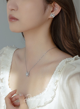 「涟漪」天然淡水珍珠蝴蝶结套装